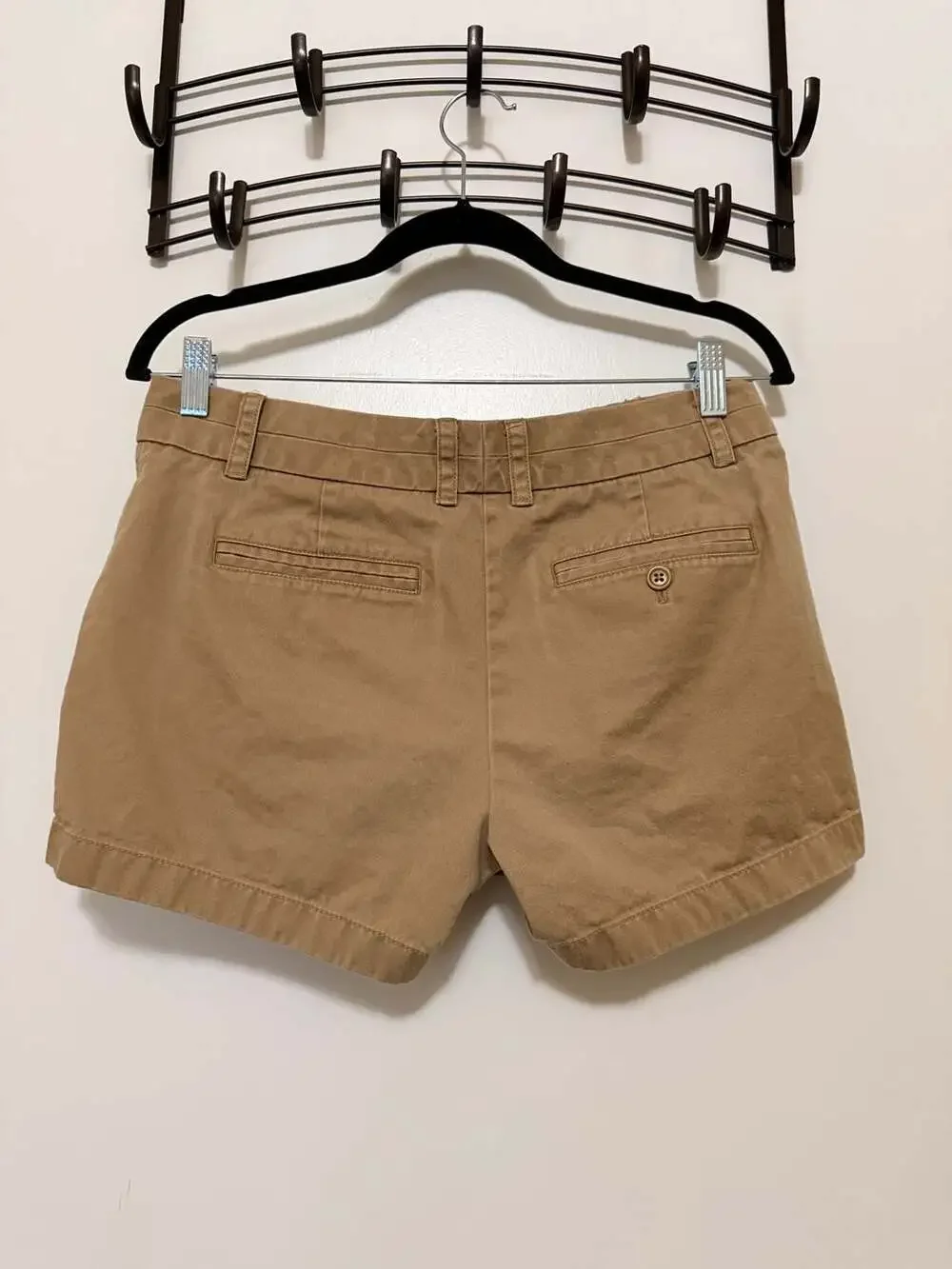 J.Crew Women's Khaki Cotton Chino Shorts Size 4
